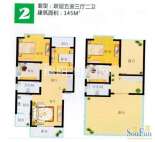 高新假日 高新假日户型跃层2 5室3厅2卫1厨145㎡.jpg