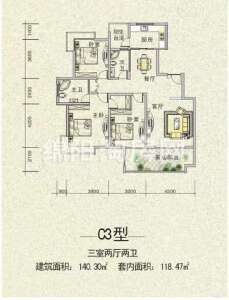 九洲家园 C3 3室2厅2卫1厨140.30㎡.jpg