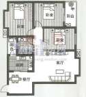 凱瑞雅居 戶型圖 3室2廳1衛(wèi)1廚104.74㎡