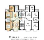 3室2厅2卫 118平米