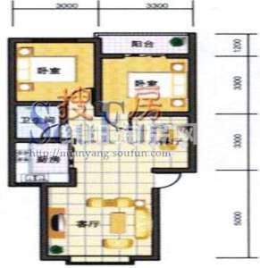 鹏发翡翠园 户型图 2室2厅1卫1厨79.64㎡.jpg