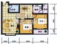 鹏发翡翠园 户型图 2室2厅1卫1厨79.64㎡z.jpg