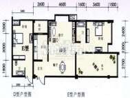 福星都市时尚 D+E型户型 2室2厅2卫1厨112㎡.jpg