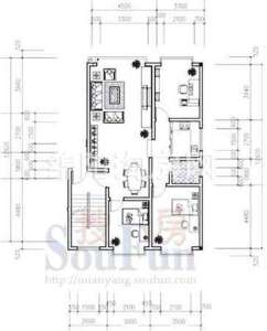 馥地书香户型B 3室2厅1卫1厨111.80㎡.jpg