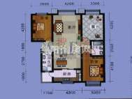 依山丽景 户型图 2室2厅1卫1厨99㎡.jpg