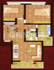 學(xué)府雅苑 戶型圖 2室2廳1衛(wèi)1廚92.26㎡.jpg