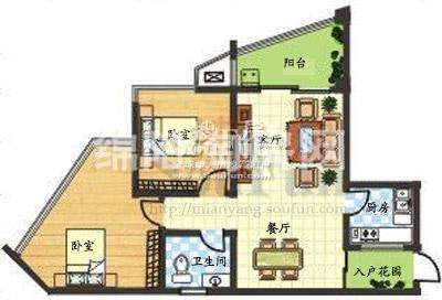 2室2厅1卫1厨89.28㎡