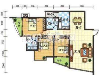 3室2厅2卫1厨135.81㎡