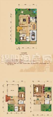 林海山庄双拼 314.13㎡户型图