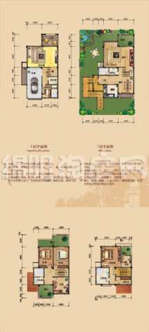林海山庄双拼 331.18㎡户型图