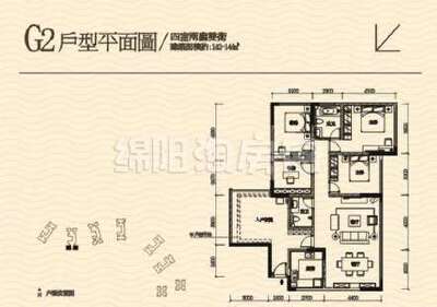 G2 4室2厅2卫142.00㎡