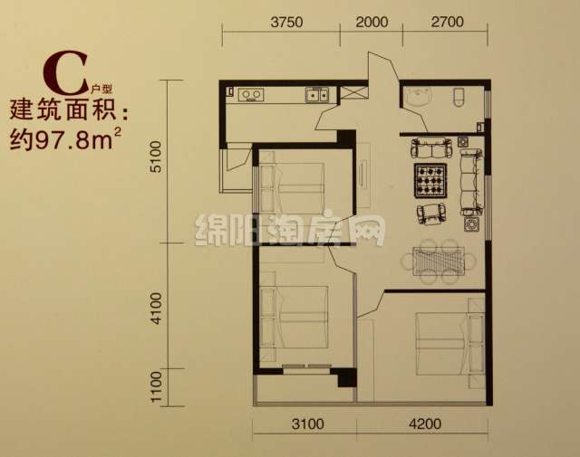 C户型图