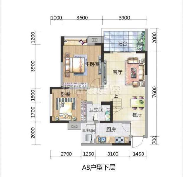 A8下戶型圖