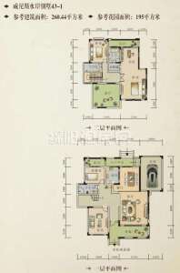 威尼斯水岸别墅43-1 260平米