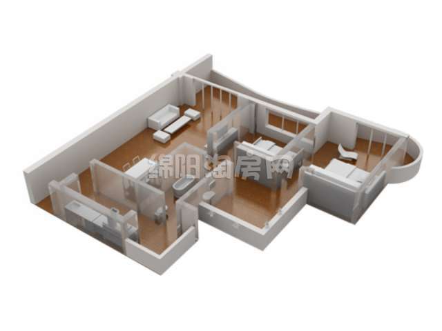 E1_变 2室2厅1卫81.00㎡户型图