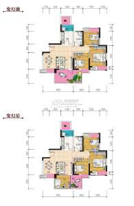 C2 三室两厅一卫 87.91㎡
