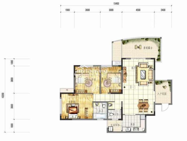 阳光水岸户型图