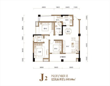 J2三室两厅一卫