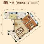 5-B 两室两厅一卫 86㎡