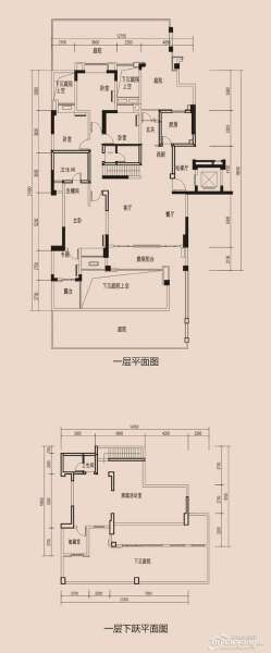 A1 4房2厅2卫 315㎡户型图