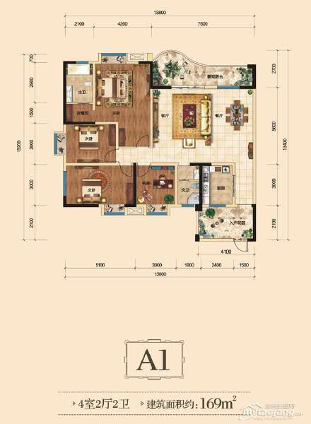 A1户型图