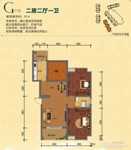91㎡G户型