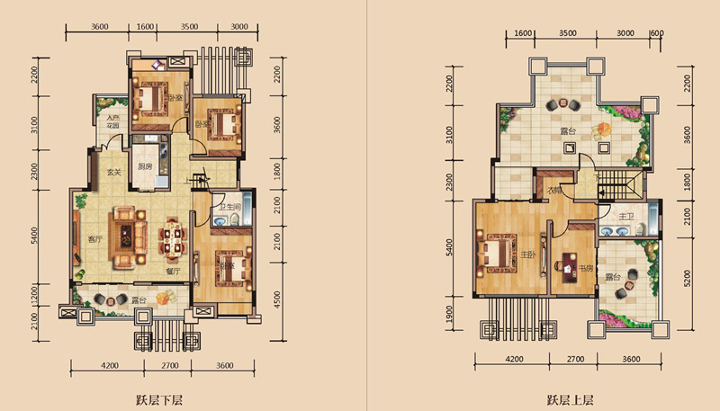 B12跃层 189.63㎡户型图