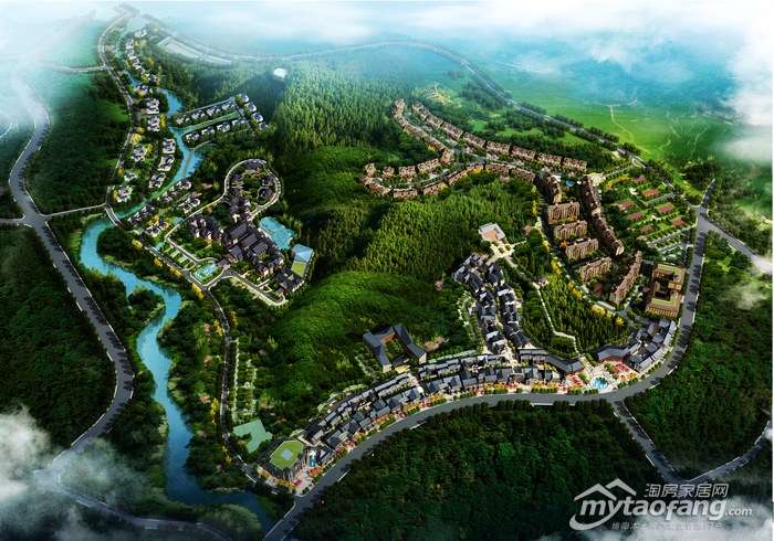 羌多娜—鸟瞰图