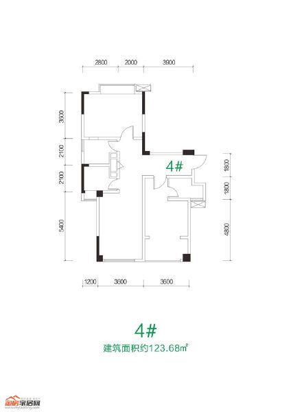 户型4#户型图