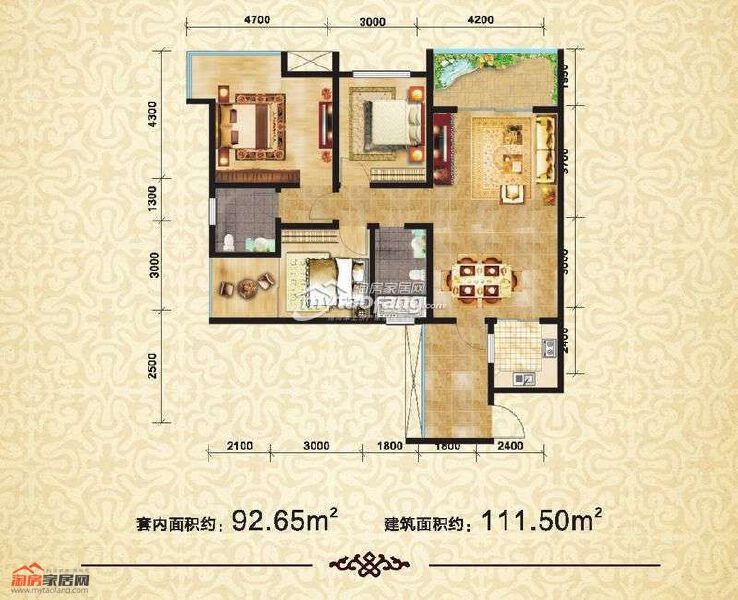 C1户型户型图