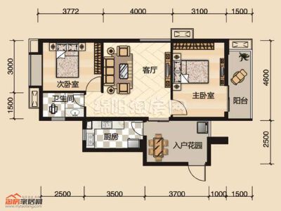 B1-2室2厅1卫-80.19㎡
