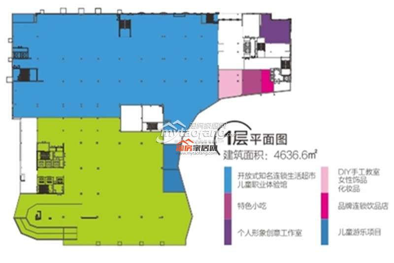 1层平面图户型图