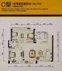 C 四室二厅二卫 118.17㎡