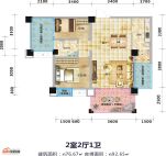 76.67㎡B2户型
