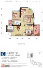 C 三室两厅一卫 95.43㎡