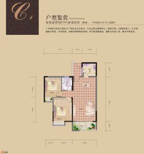 C1 兩室兩廳1衛(wèi)82㎡