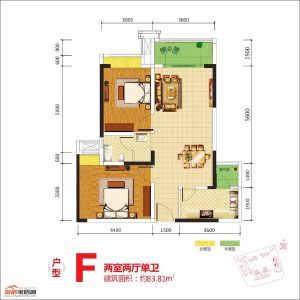 83.81㎡2期F戶型