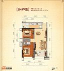 91.55-95.57㎡B4 户型