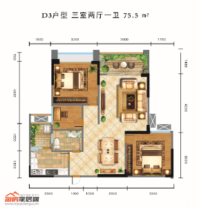 D3 75.5㎡