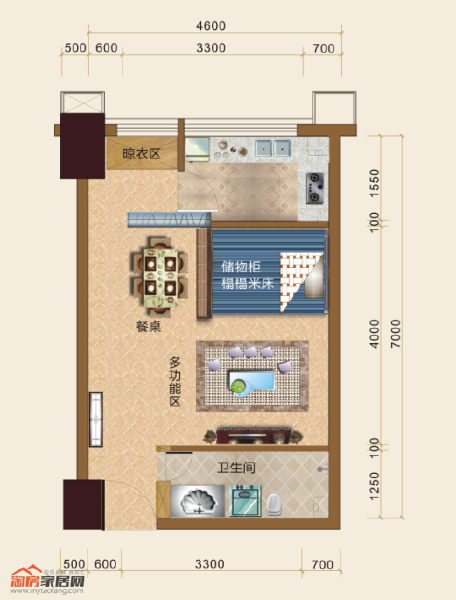 41㎡户型图