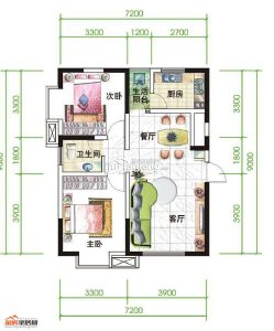 L 两室两厅一卫 79.63㎡