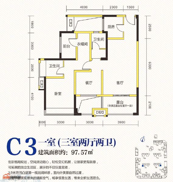 C3户型图