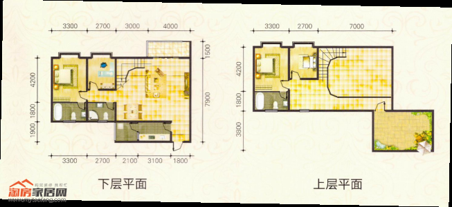 E跃层户型图