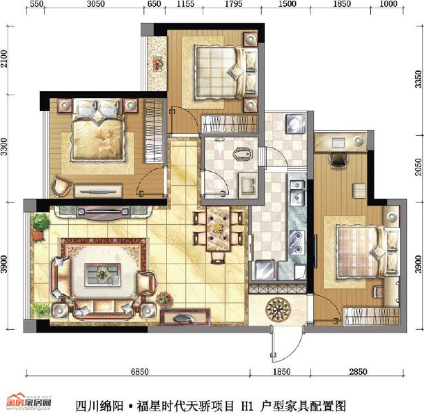 H1户型图