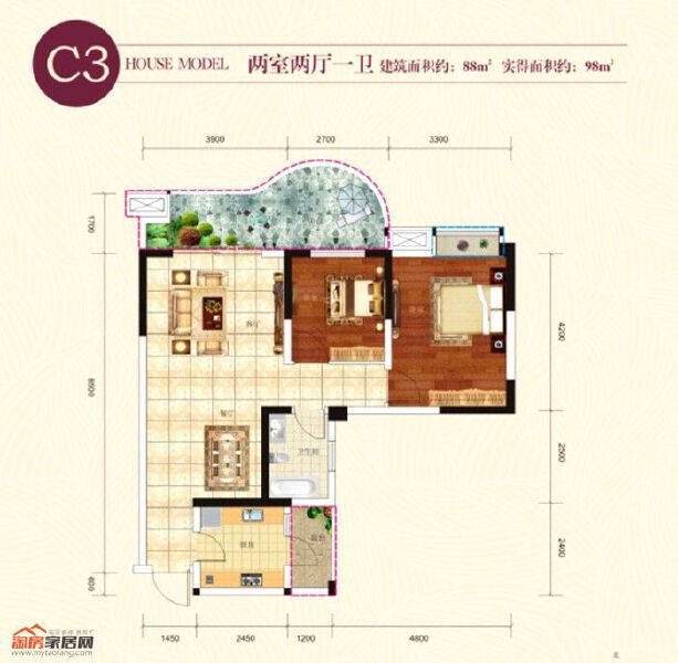 C3户型图