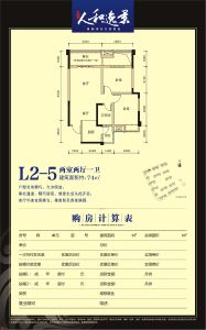 74㎡L2-5户型