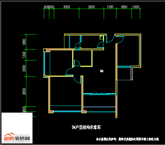 H4户型图