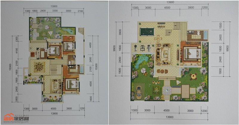 2期207㎡B2户型户型图