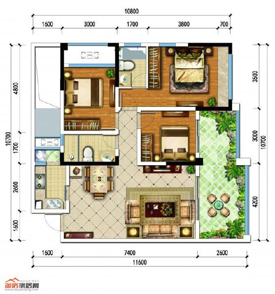 A4户型图