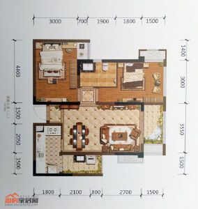 78㎡套二户型